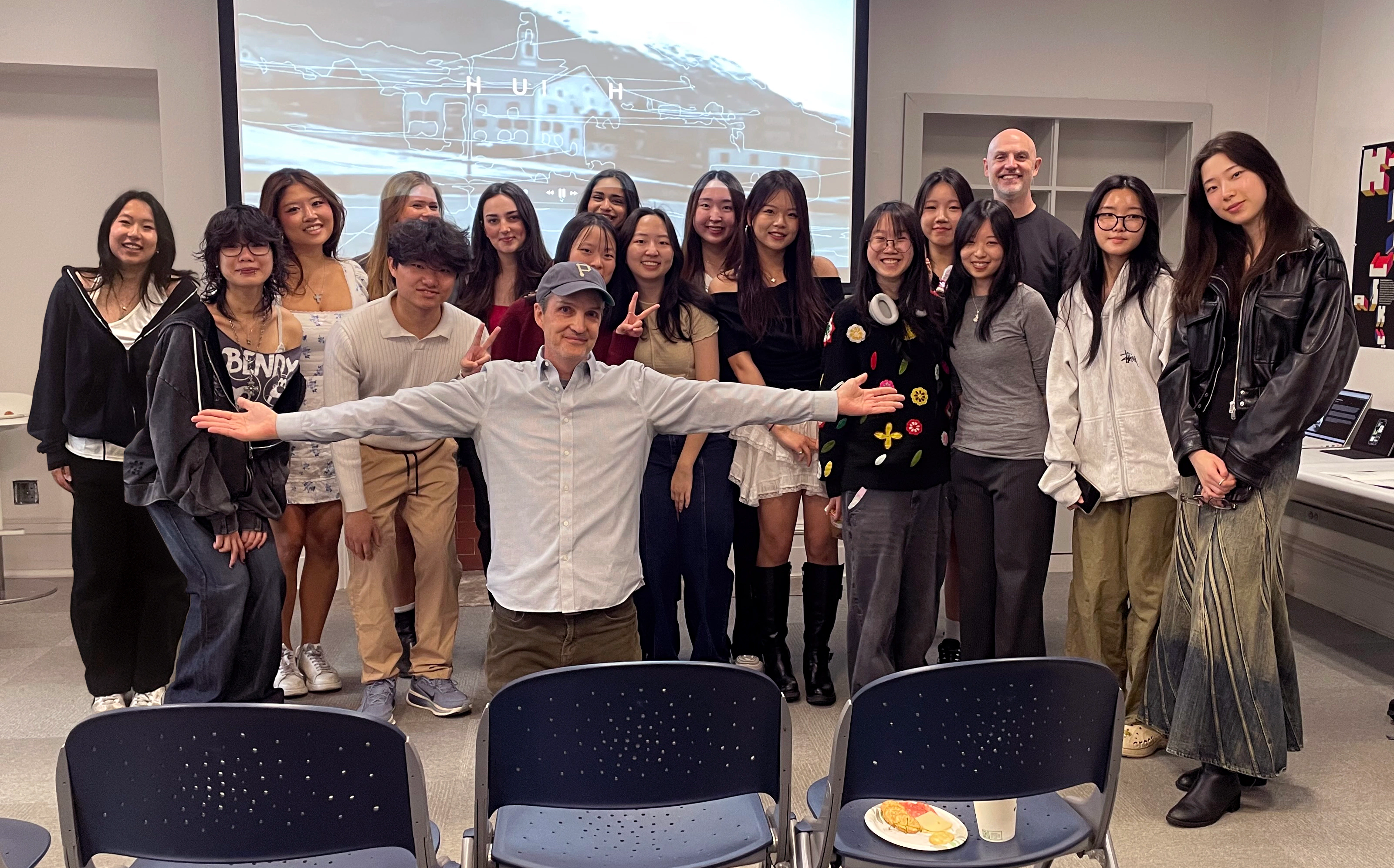 The class at final crit